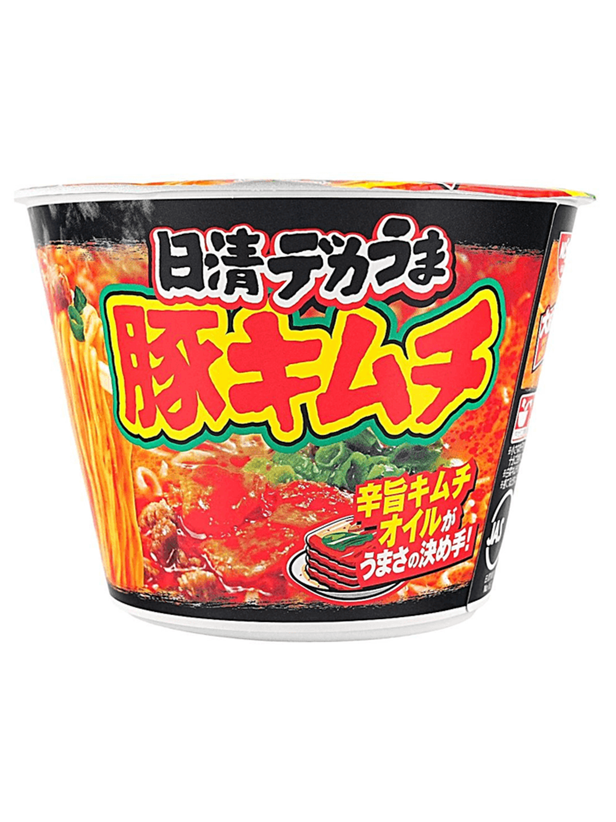 Nissin Dekauma Buta Kimchi Ramen