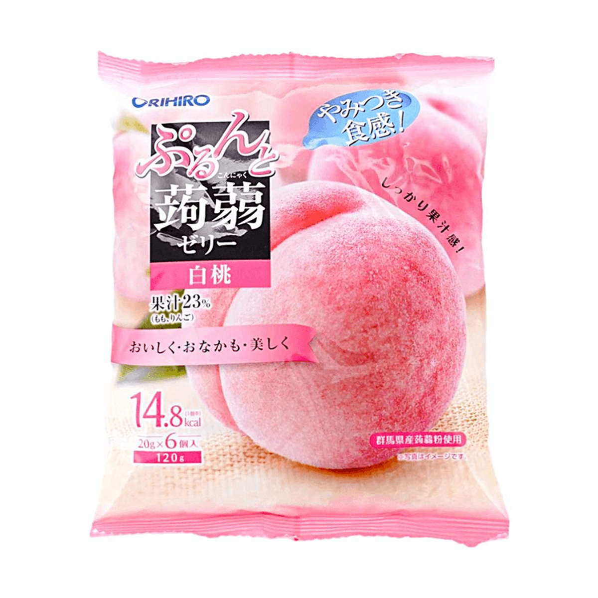 Orihiro Konjac Peach Jelly