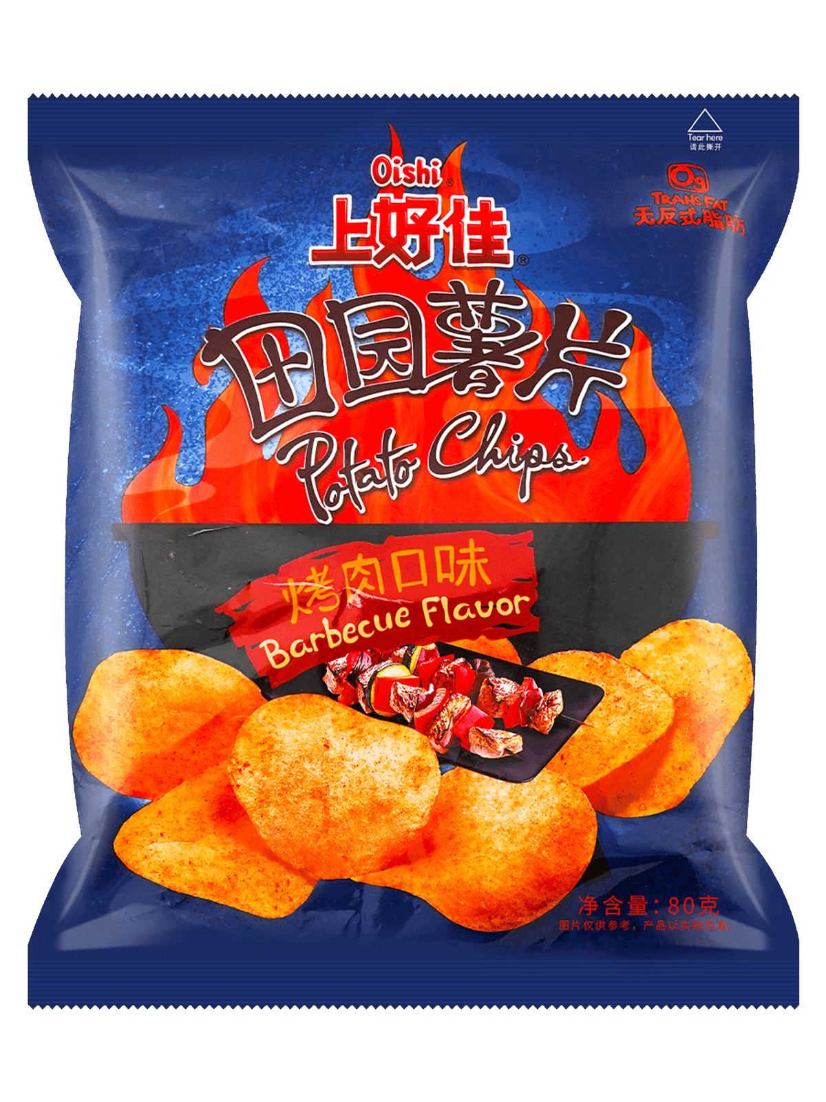 Oishi Potato Chips BBQ Flavor