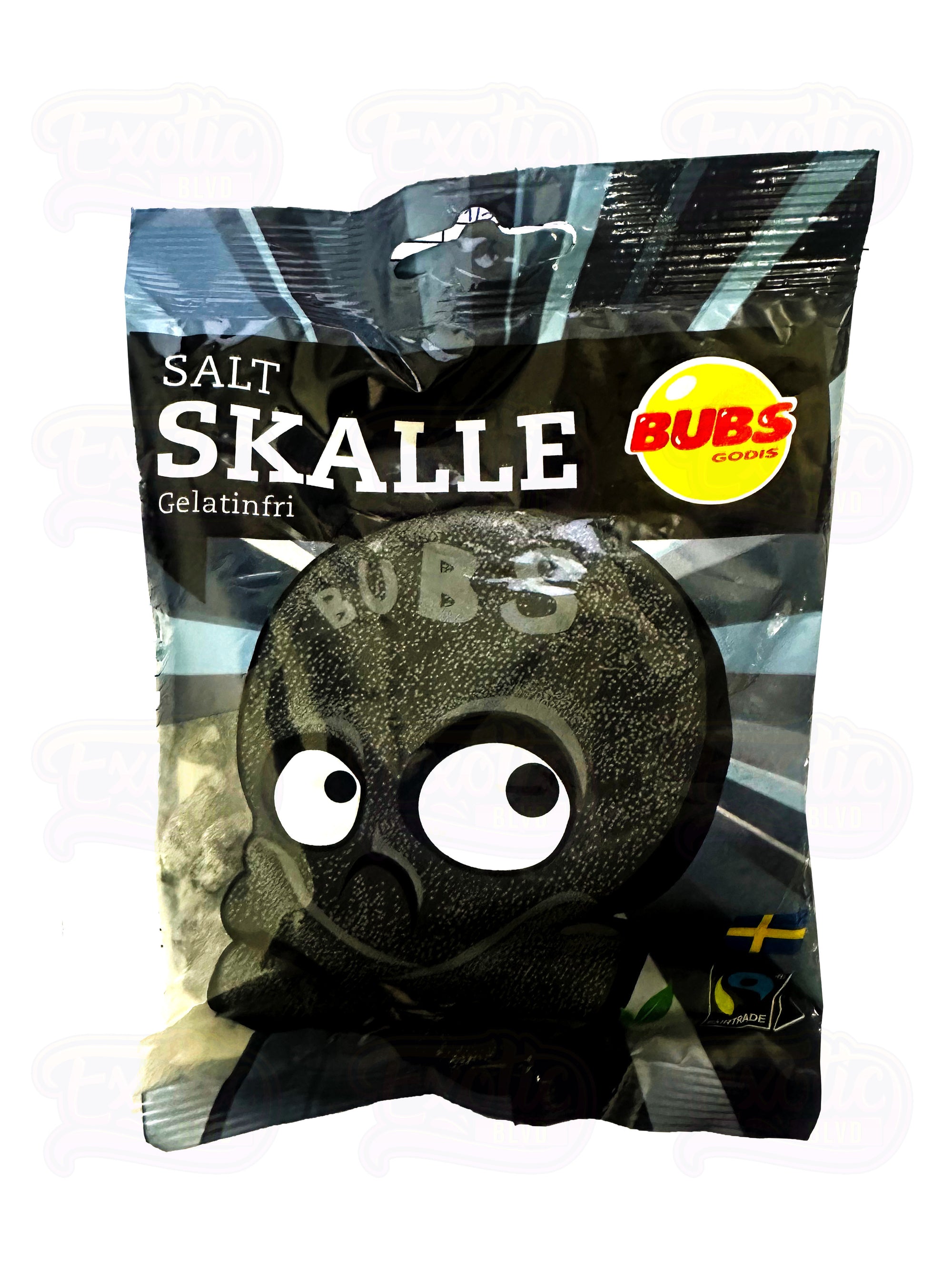 Bubs Salty Swedish Candy Skulls