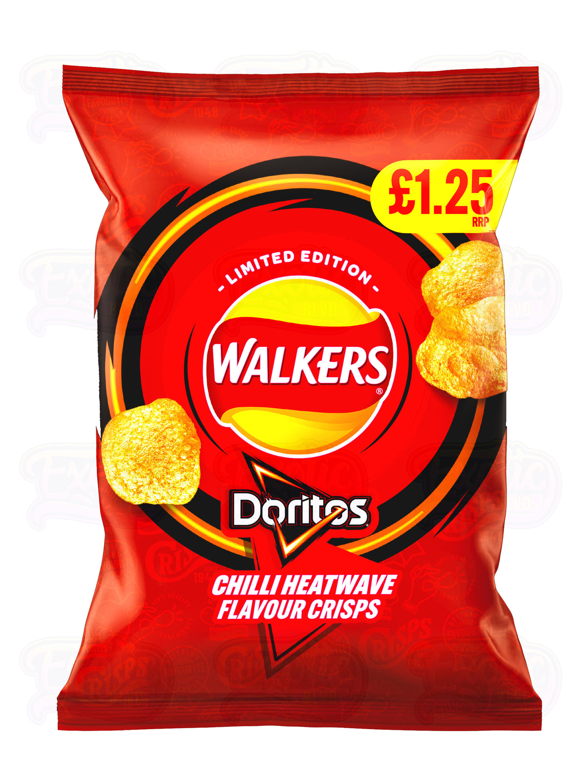 Walkers Doritos Chili Heatwave Exotic Blvd