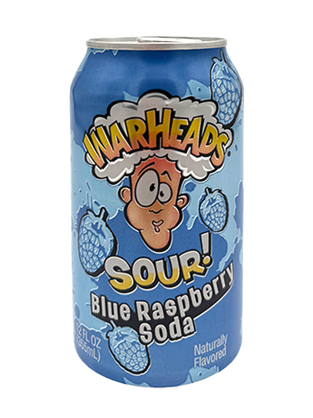 Warheads Sour Blue Raspberry Soda