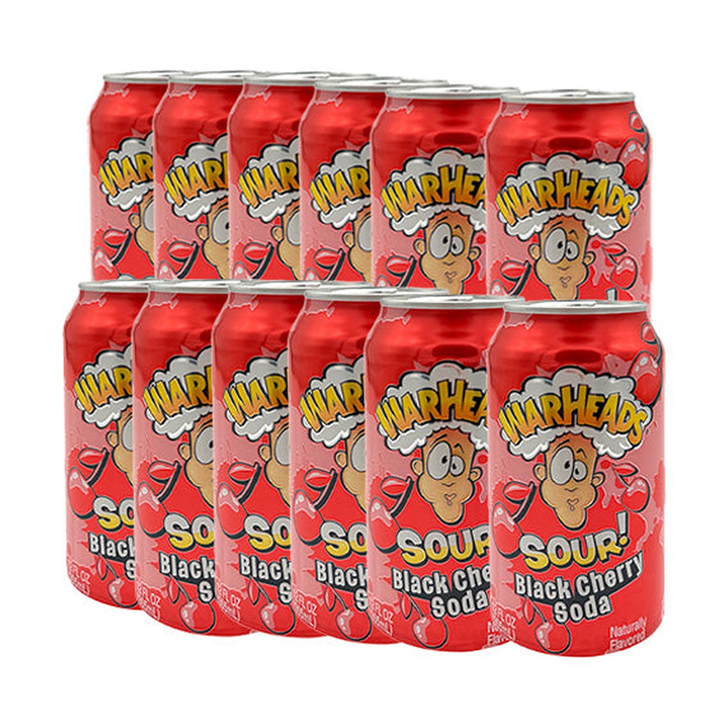 Warheads Sour Soda 12 oz Case