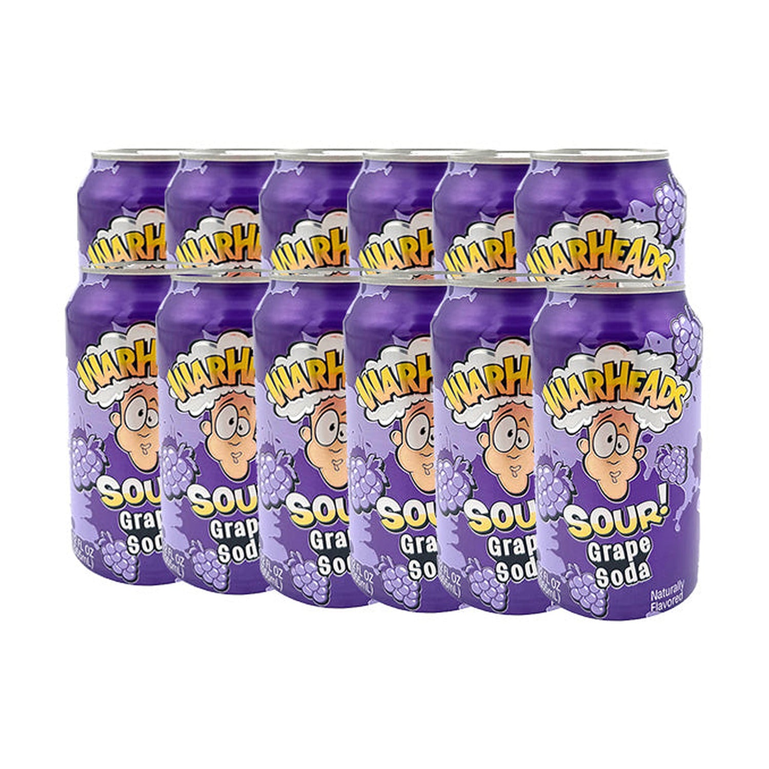Warheads Sour Soda 12 oz Case