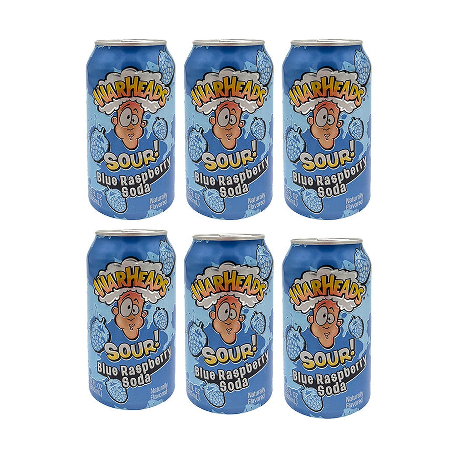 Warheads Sour Soda 12 oz Case
