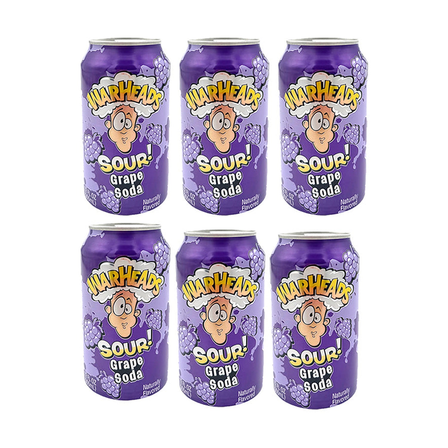 Warheads Sour Soda 12 oz Case