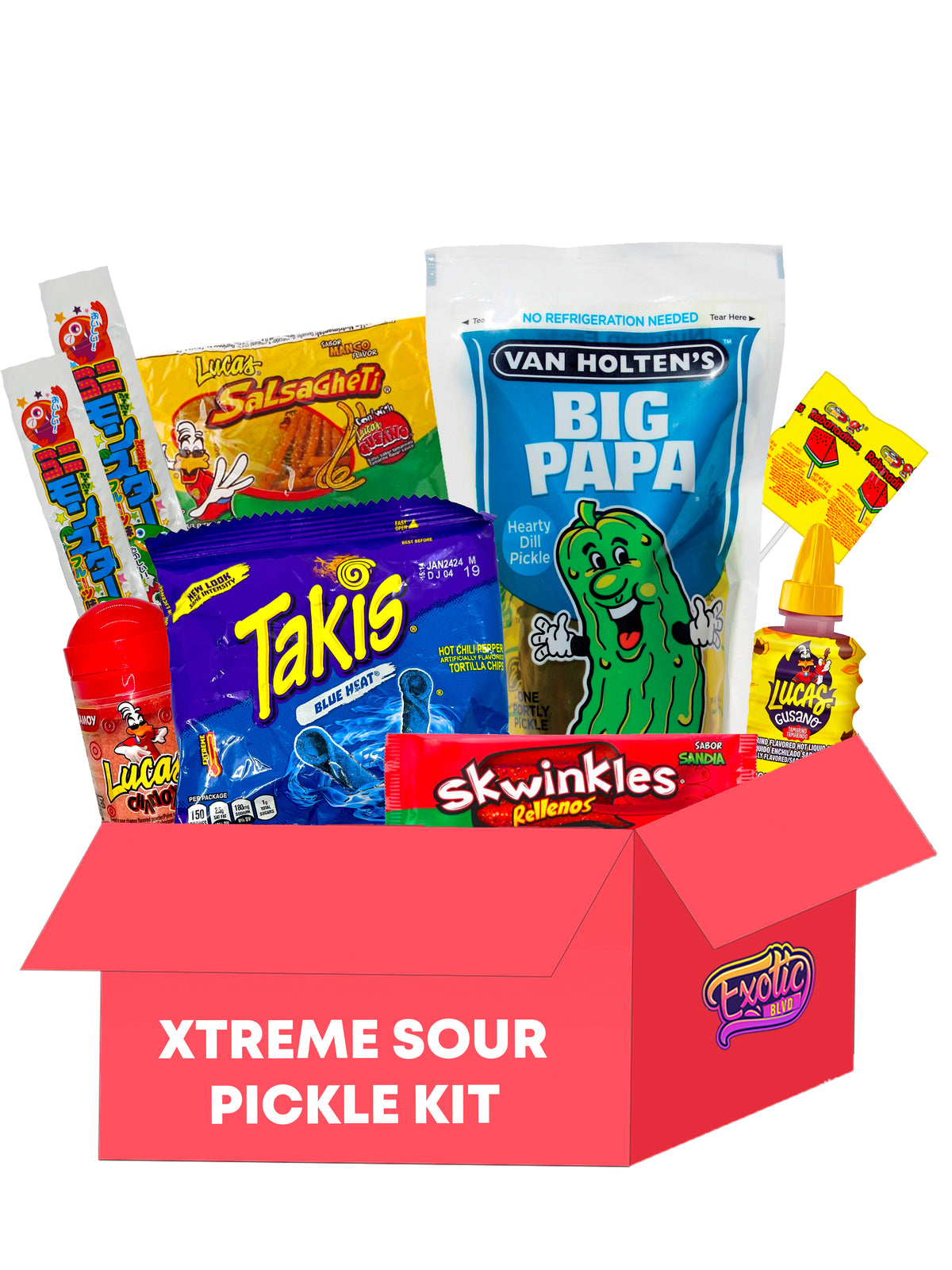 Xtreme Sour Pickle Kit Exotic Blvd