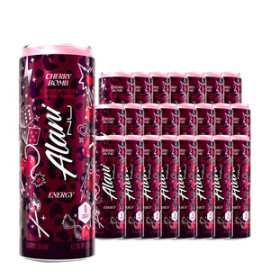 Alani Nu Energy Drink Cherry Bomb 12 oz Case 24 Pack
