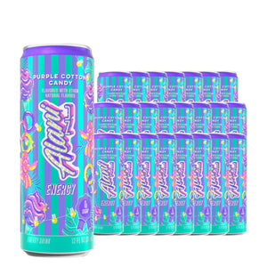 Alani Nu Energy Drink Purple Cotton Candy 12 oz Case 24 Pack