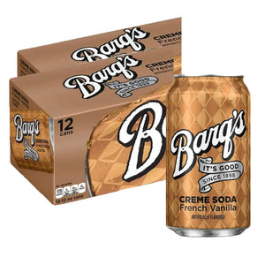 Barq's French Vanilla Cream 12 oz Case 24 Pack