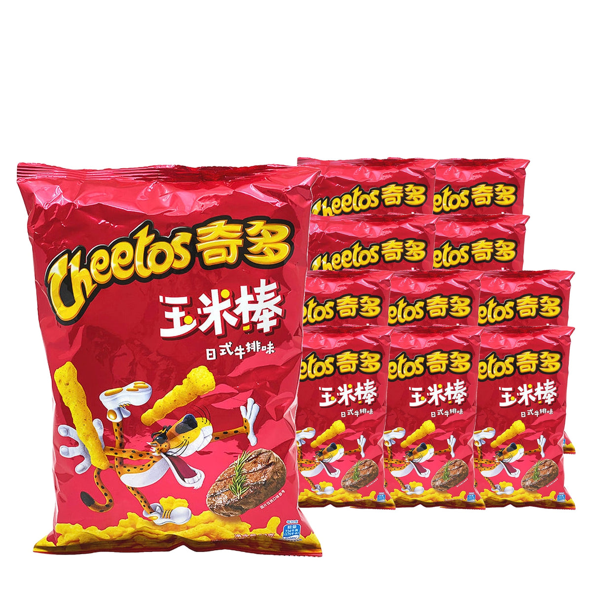 Cheetos Japanese Steak 90 g / 3.2 oz case of 11 bags