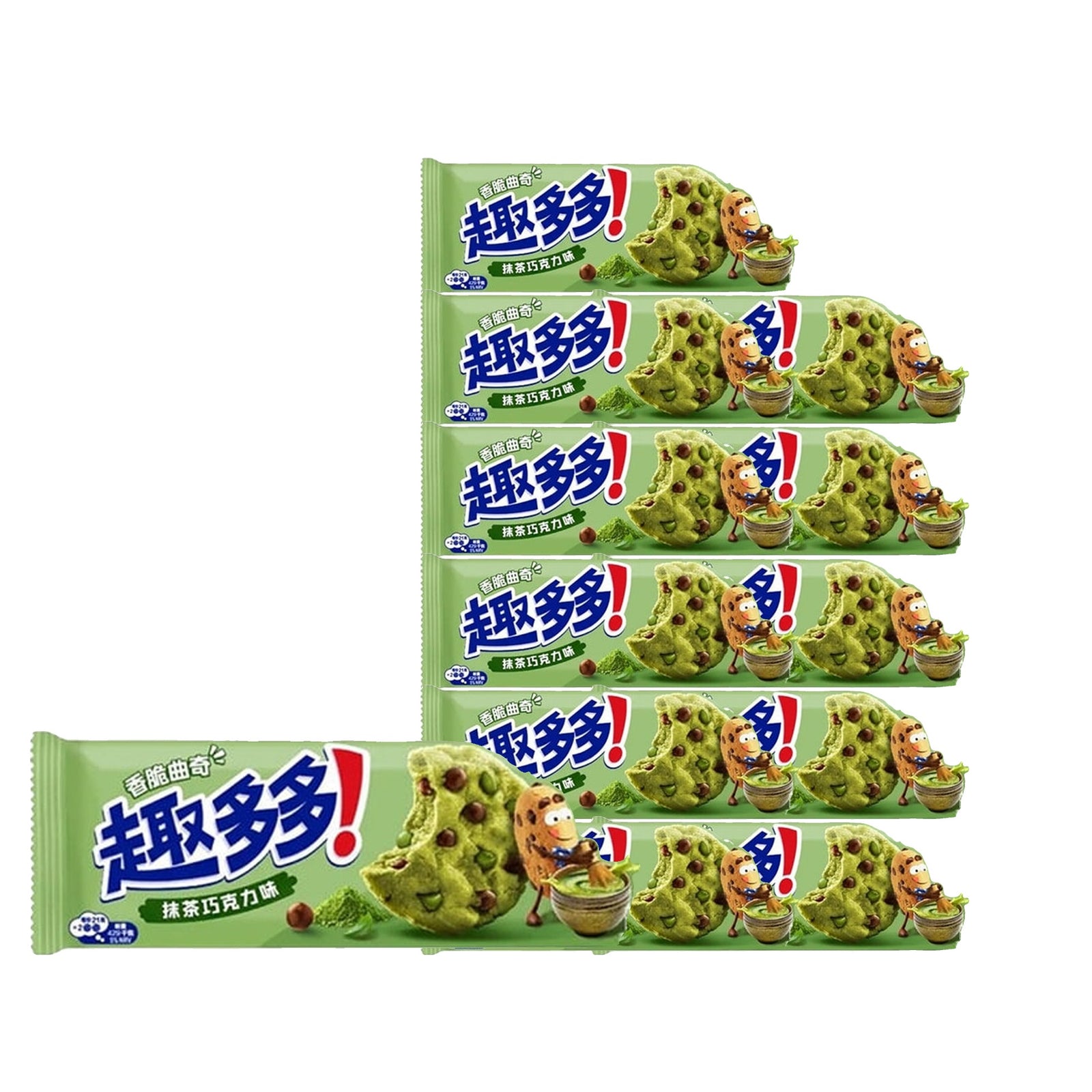 Chips Ahoy! Crispy Chocolate Matcha Cookies 85 g / 3.0 oz case of 12 packages
