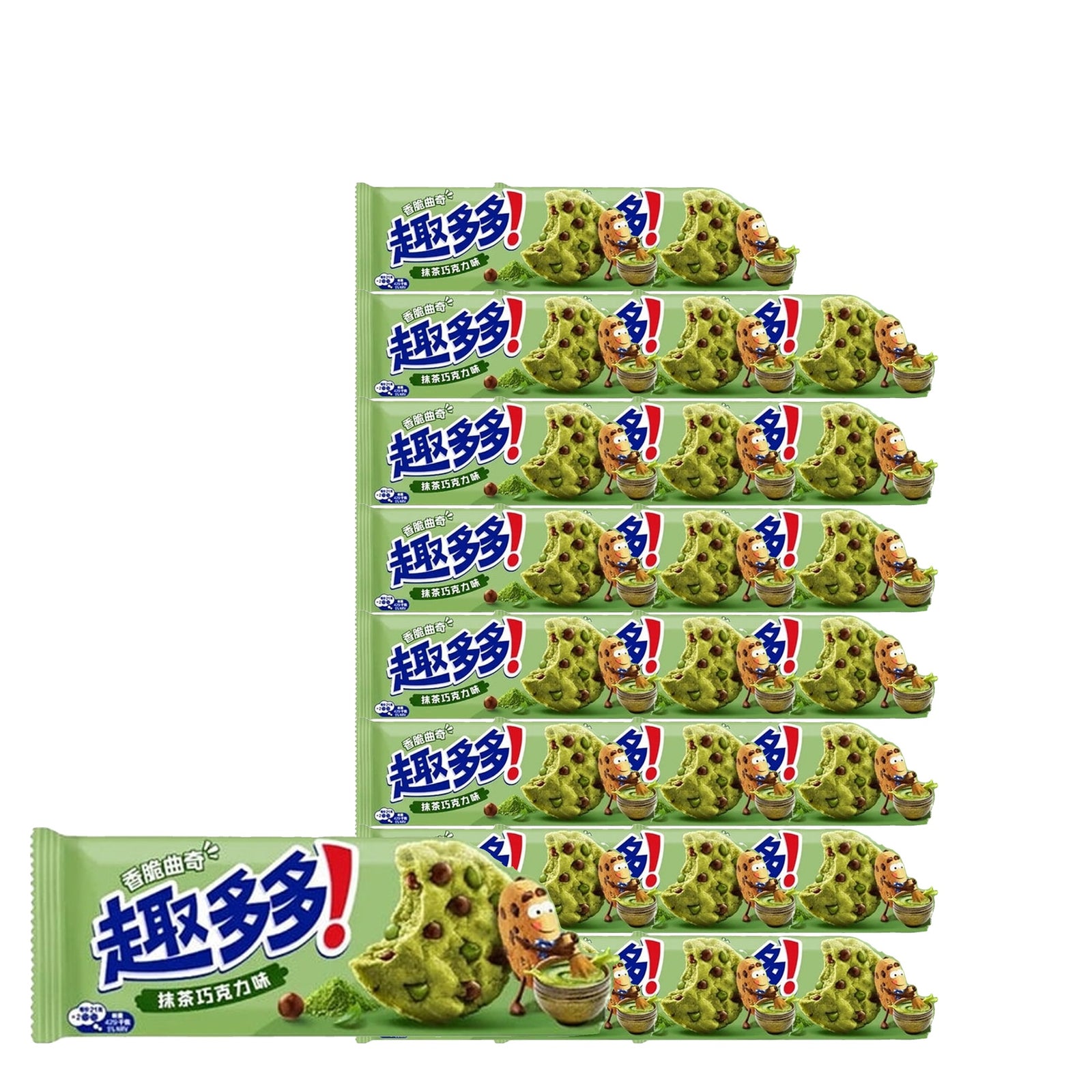 Chips Ahoy! Crispy Chocolate Matcha Cookies 85 g / 3.0 oz case of 24 packages