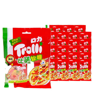 Trolli Pizza Gummies 68 g / 2.4 oz case of 24 bags