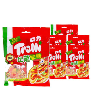 Trolli Pizza Gummies 68 g / 2.4 oz case of 6 bags