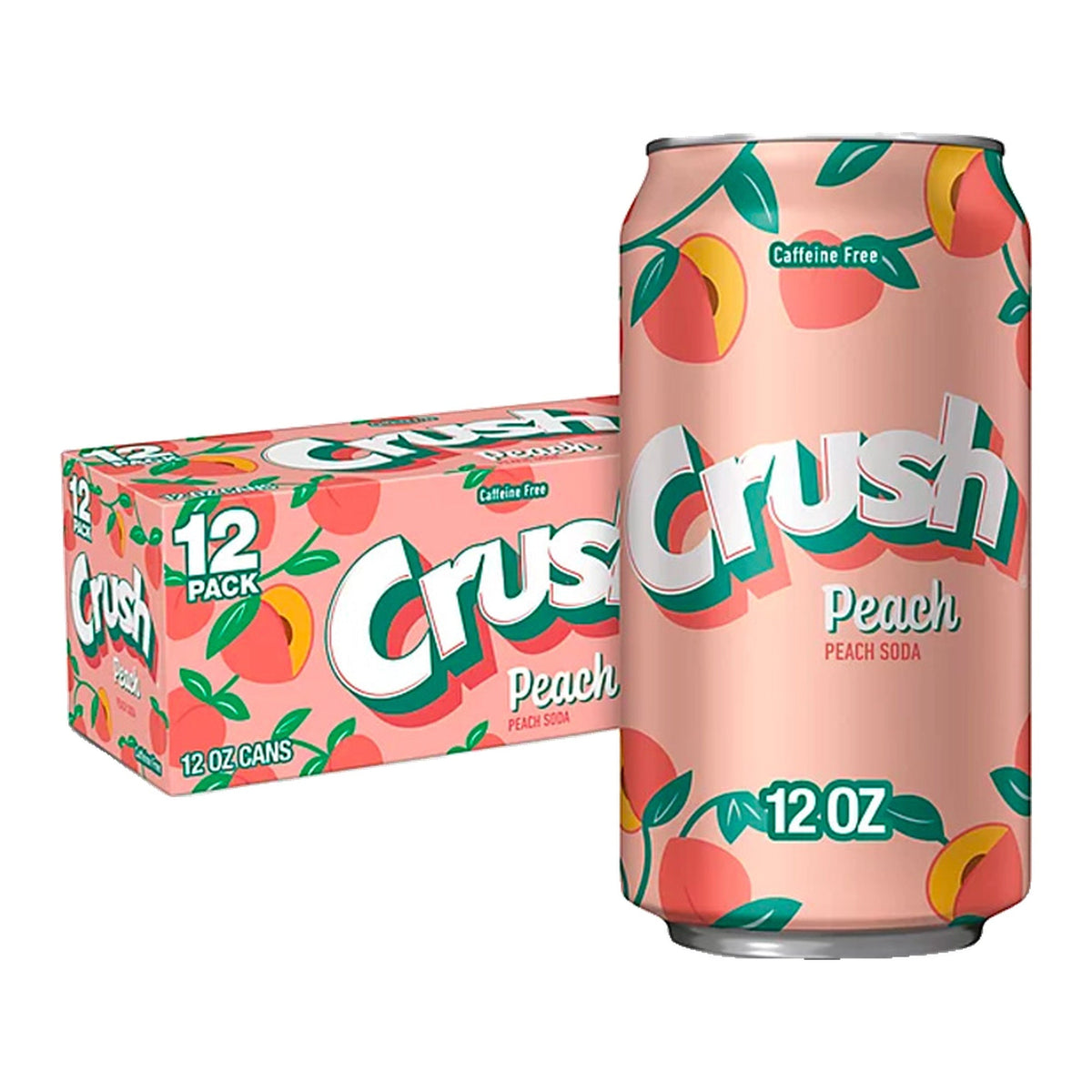 Crush Peach 12 oz case pack shot