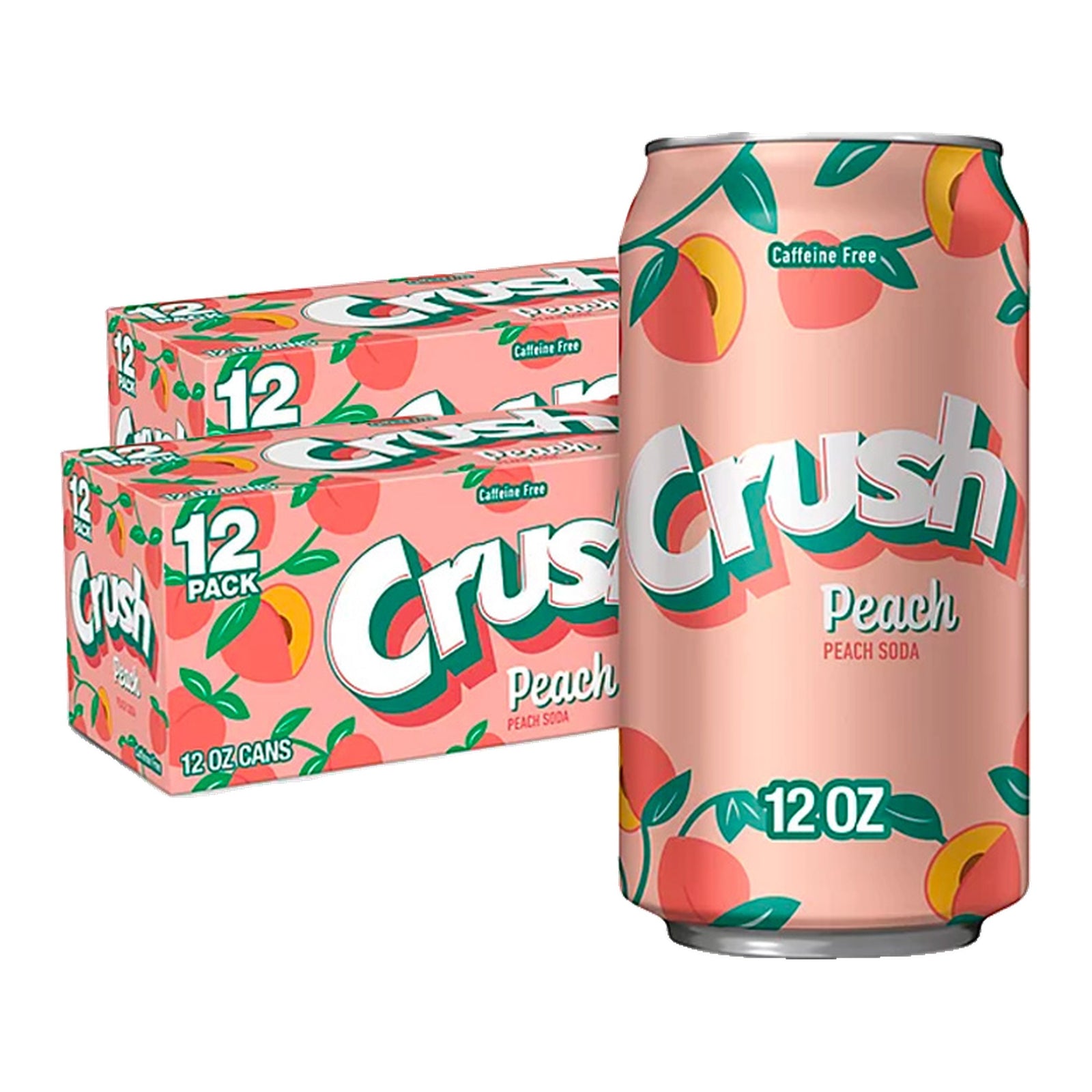 Crush Peach 12 oz case pack shot