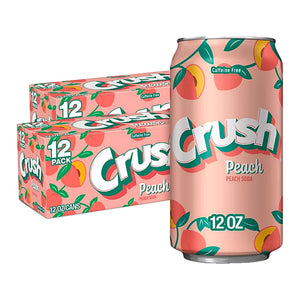 Crush Peach 12 oz Case 24 Pack