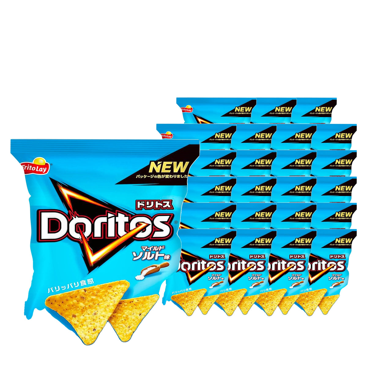 Doritos Mild Salt 48 g Case, 24 pack