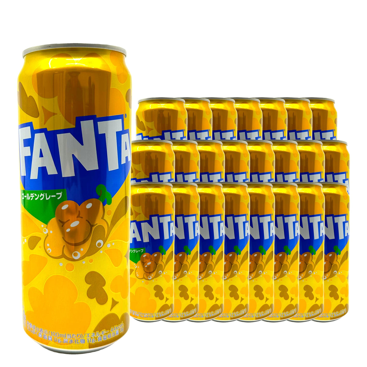 Fanta Golden Grape 500 mL Can, 24 Pack, 24 pack