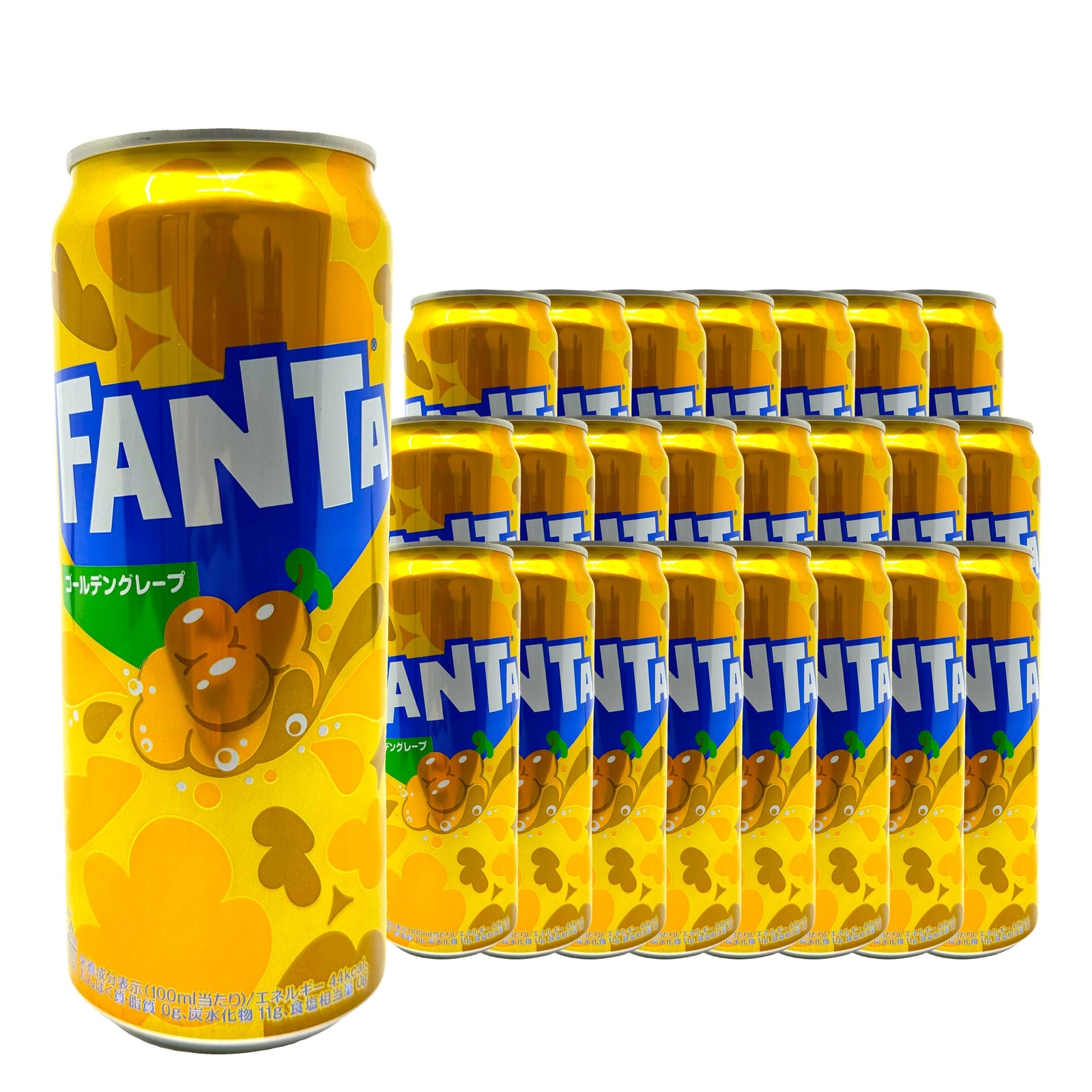 Fanta Golden Grape 500 mL Can, 24 Pack, 24 pack