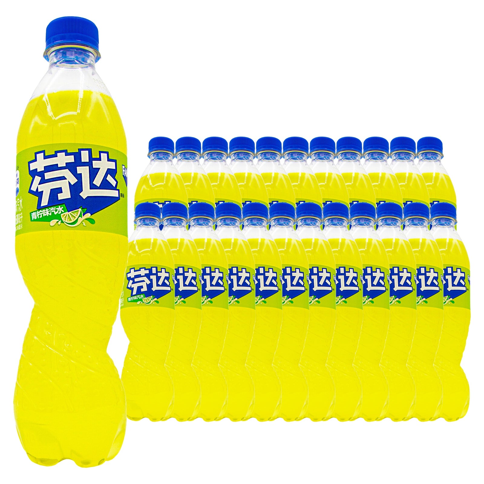 Fanta Lime 500 mL, 24 Pack