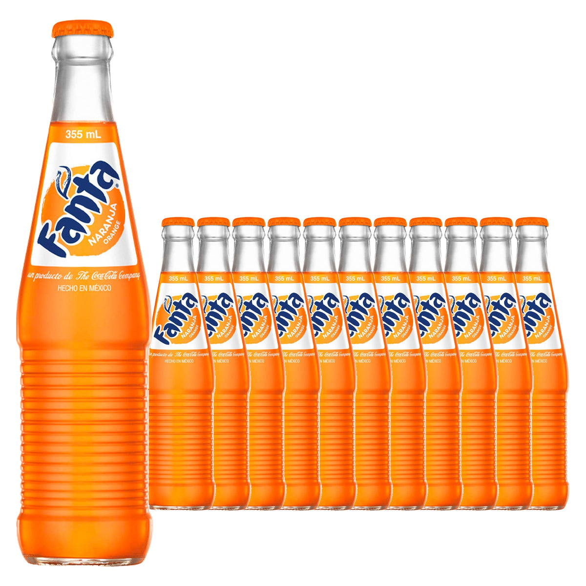 Fanta Orange (Mexico) 355 mL Case 12 Pack