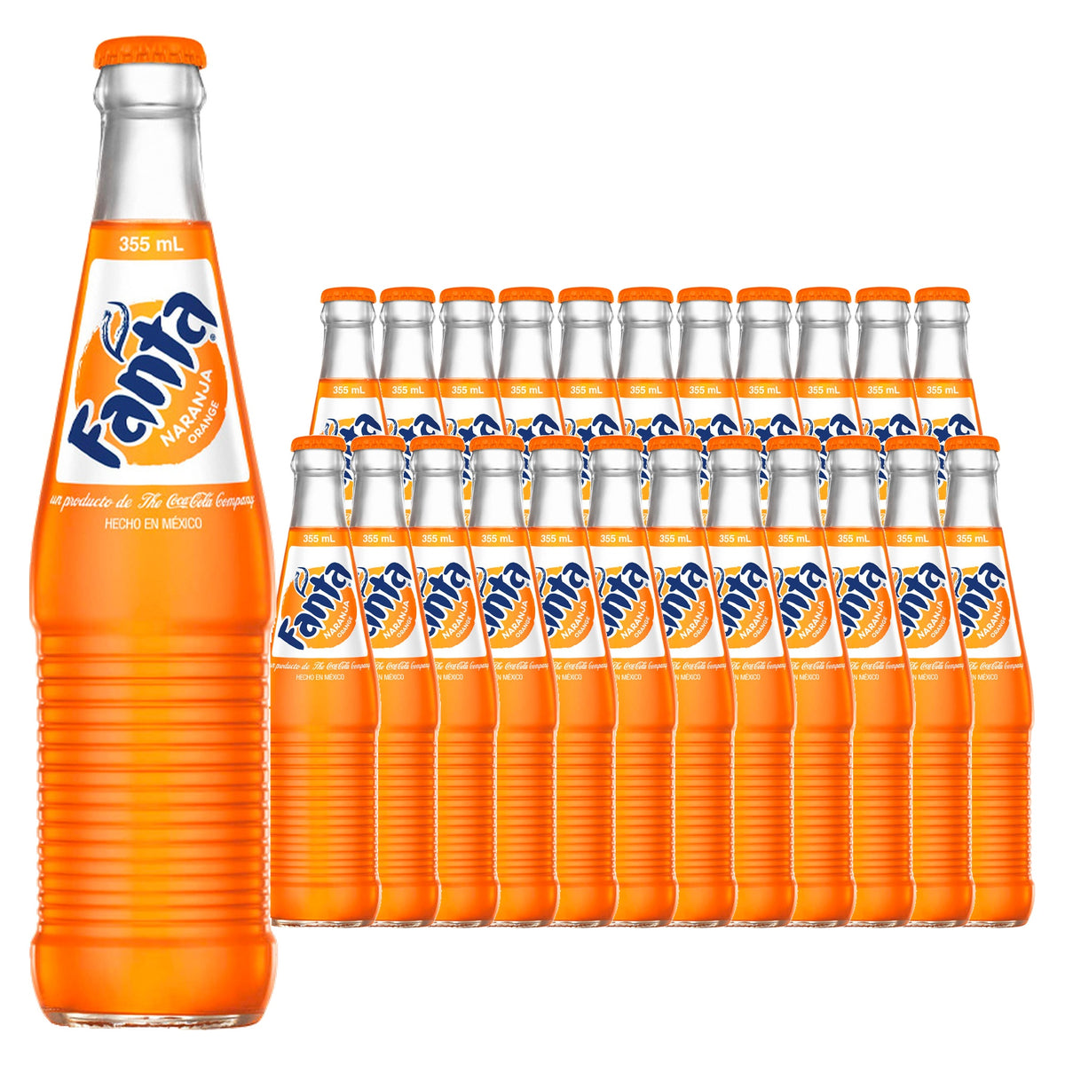 Fanta Orange (Mexico) 355 mL Case