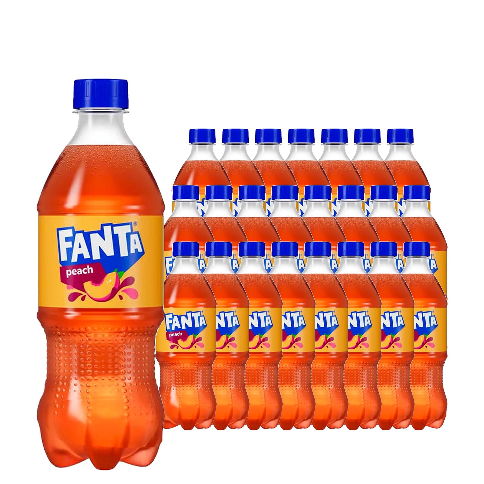 Fanta Peach 20 oz, 24 Pack, 24 pack