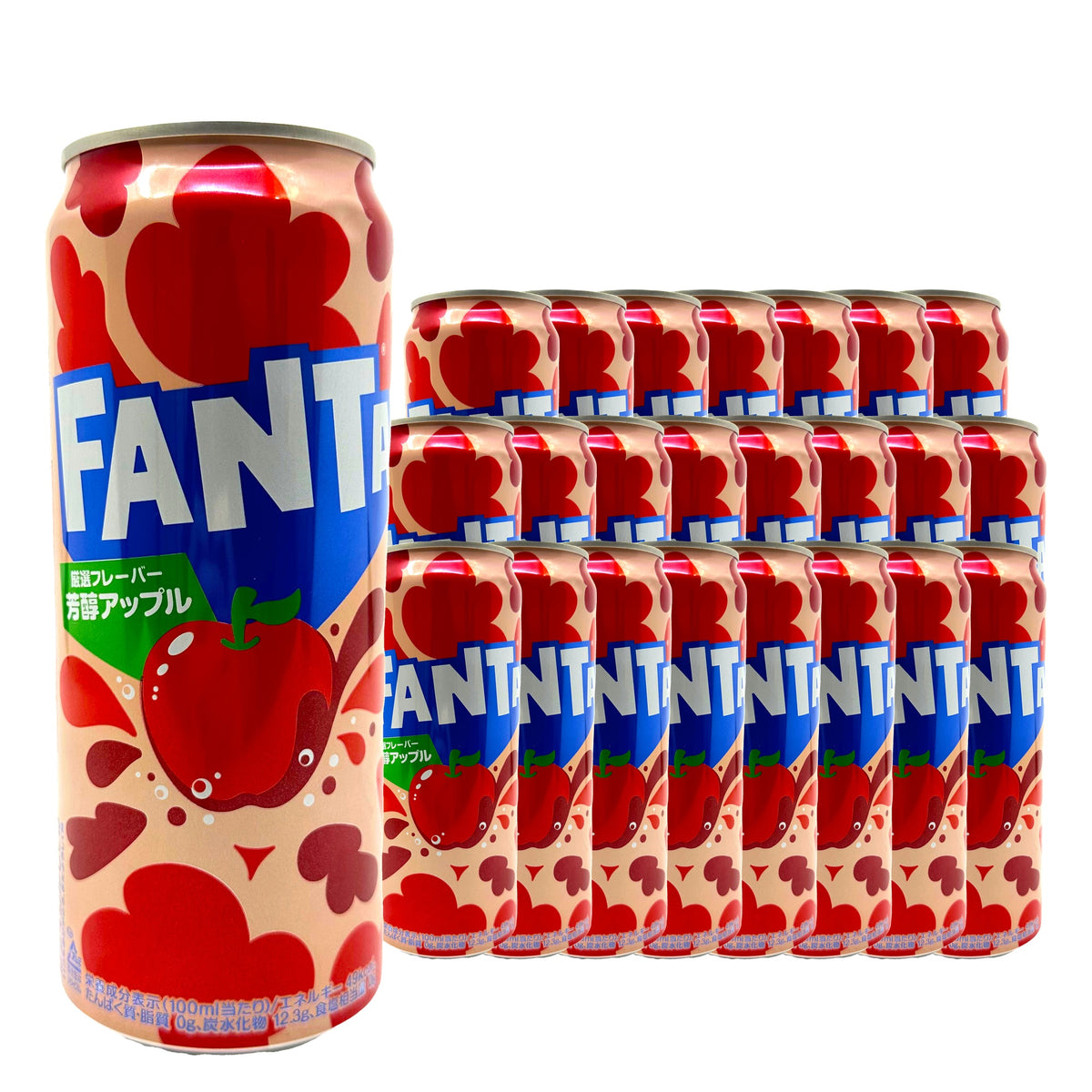 Fanta Red Apple 500 mL Can, 24 Pack, 24 pack