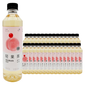 HEYTEA Peach & Cranberry Green Tea 450 mL Case 30 Pack