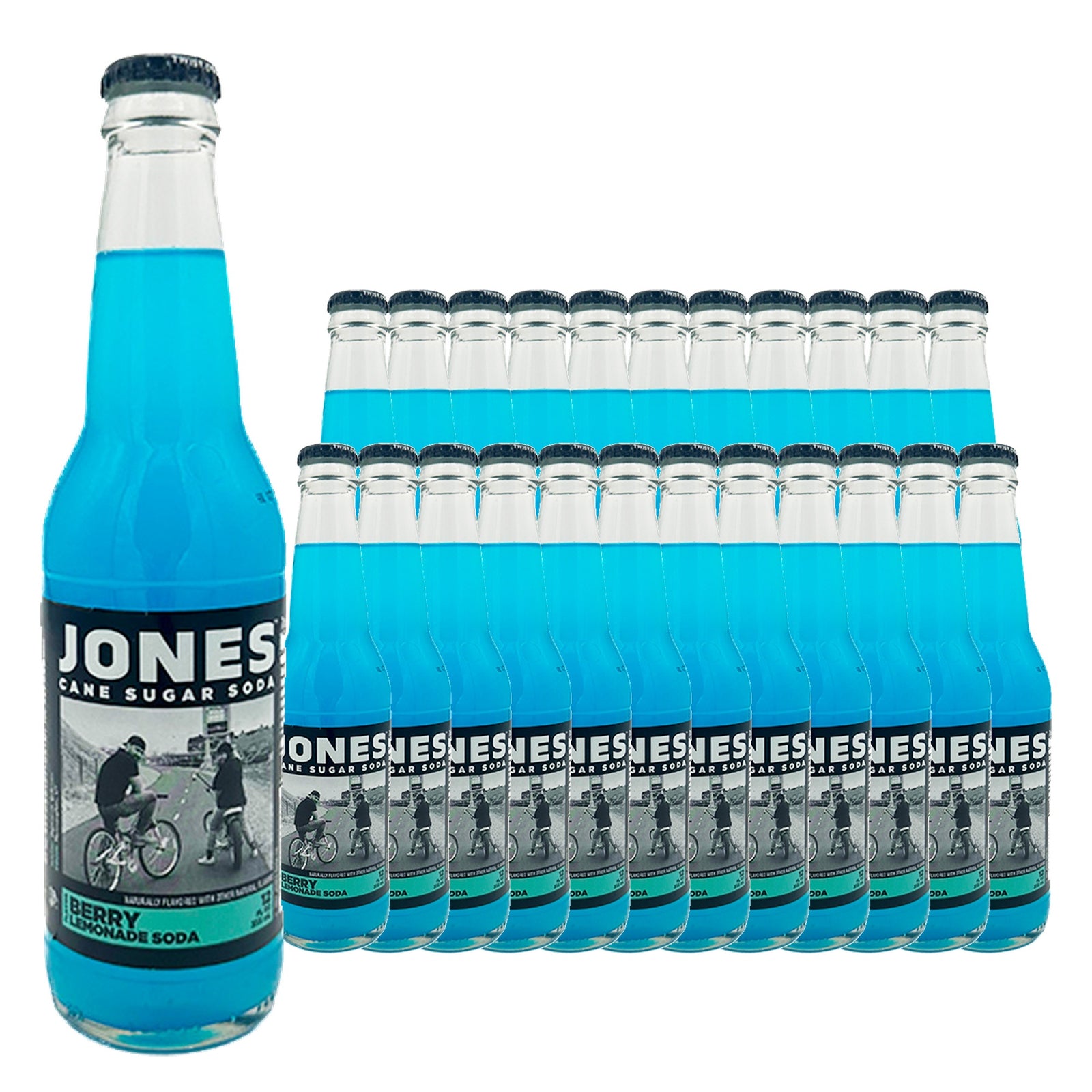 Jones Soda Berry Lemonade 12 oz, 24 Pack