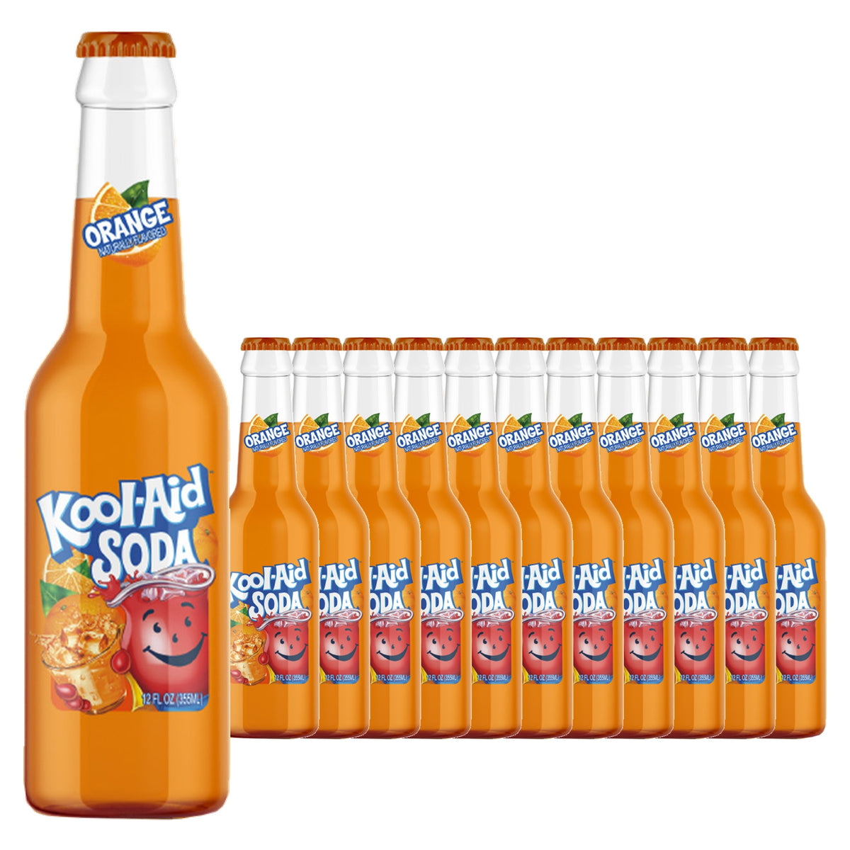 Kool Aid Orange 12 oz Case 12 Pack