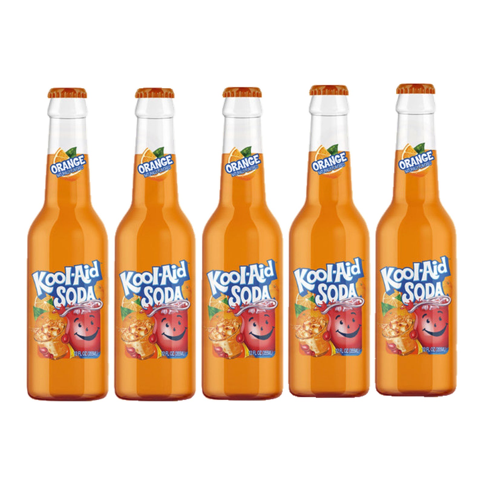 Kool Aid Orange 12 oz, 5 Pack
