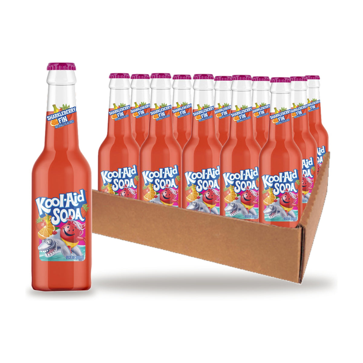 Kool Aid Sharkleberry Fin 12 oz Case