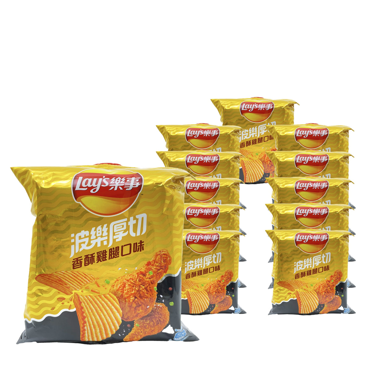 Lay's Fried Chicken 34 g Case, 12 pack