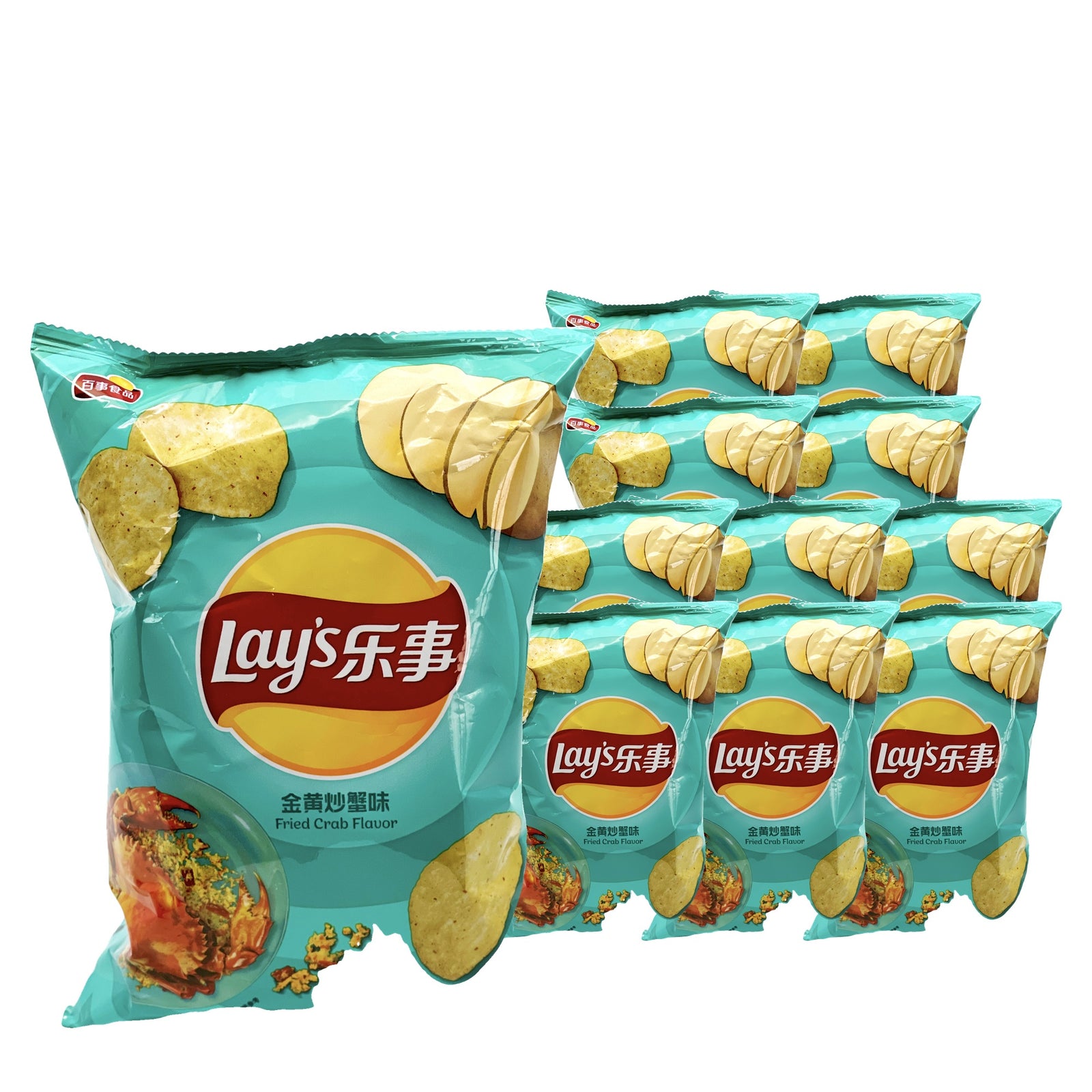 Lay's Fried Crab 70 g / 2.49 oz case of 11 bags