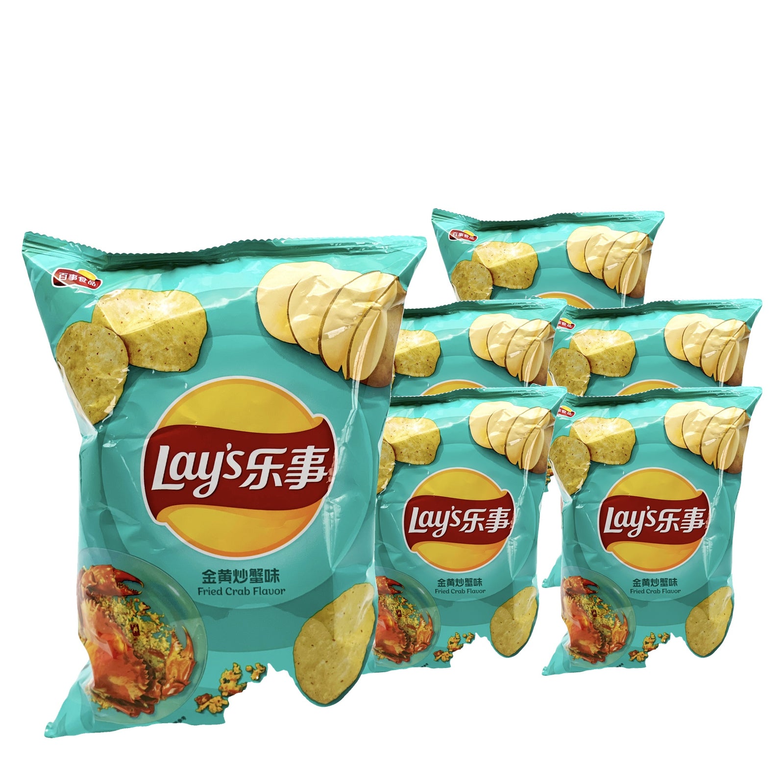 Lay's Fried Crab 70 g / 2.49 oz case of 6 bags