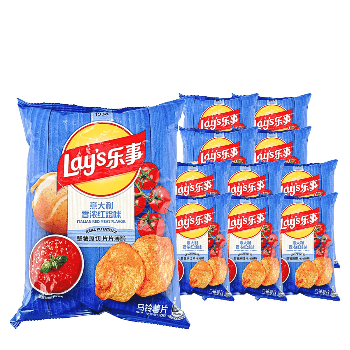 Lay's Italian Red Meat 70 g / 2.47 oz case of 11 bags