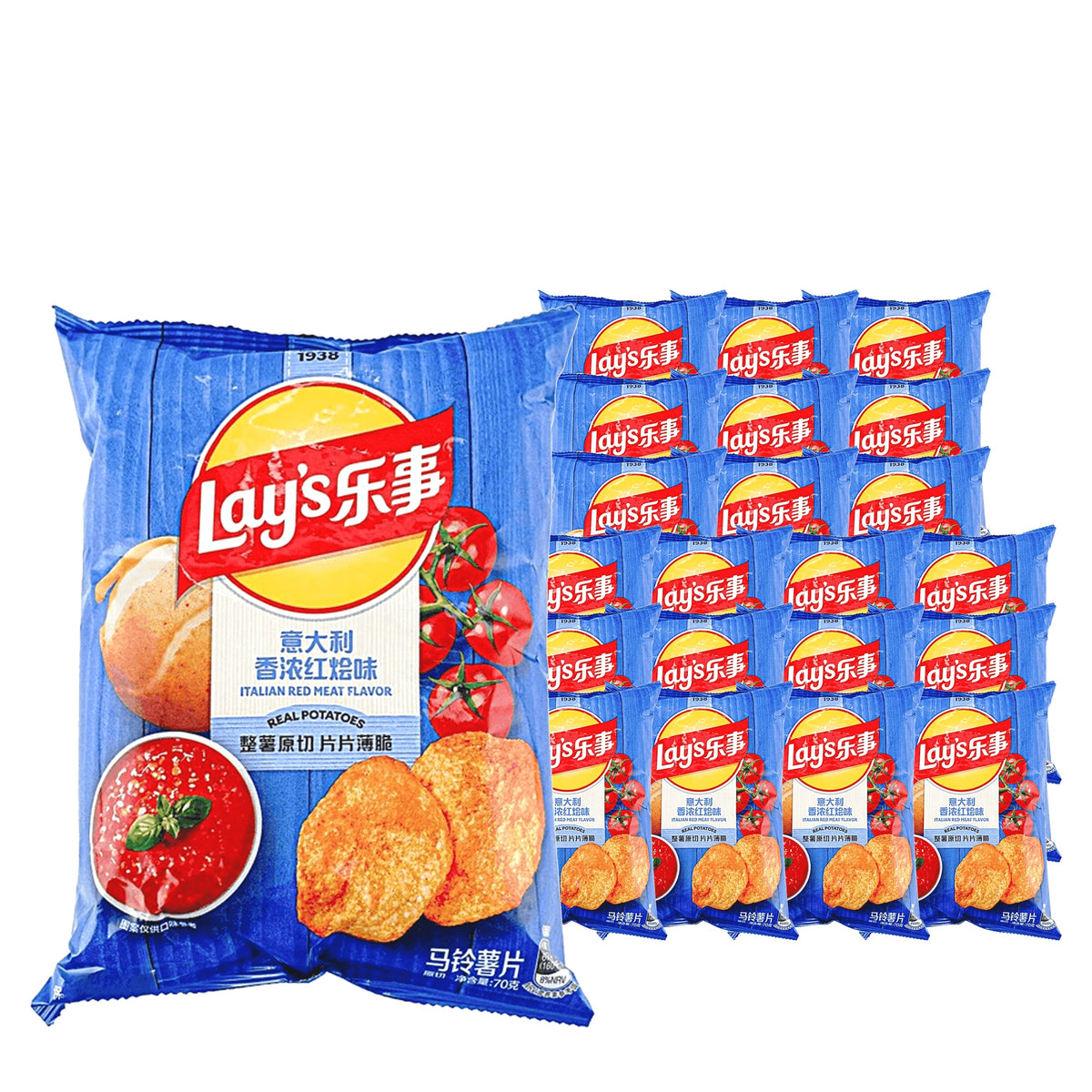 Lay's Italian Red Meat 70 g / 2.47 oz case of 22 bags
