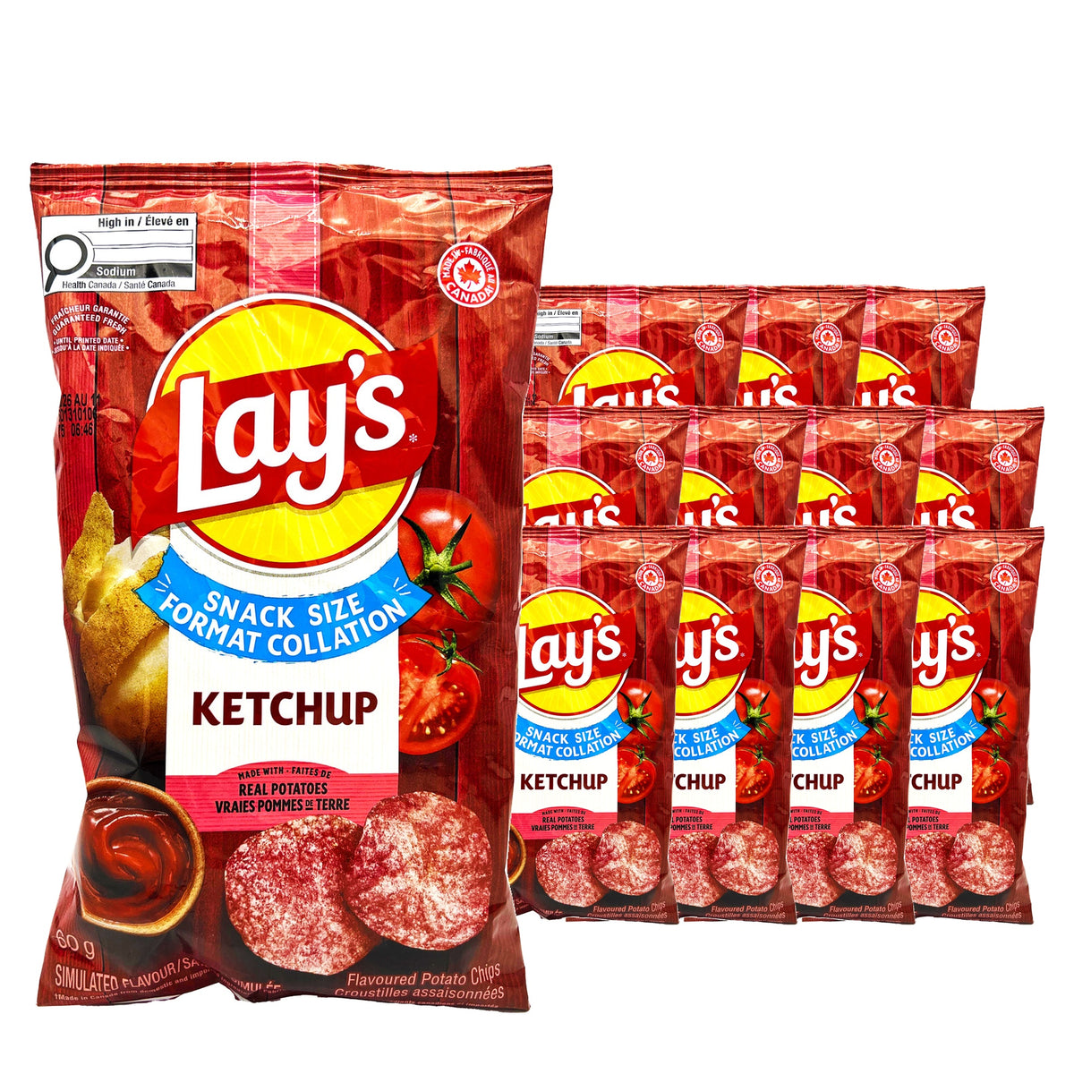 Lay's Ketchup 60 g Case, 12 pack