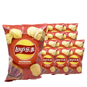 Lay's Texas BBQ 2.49 oz Case 11 Pack