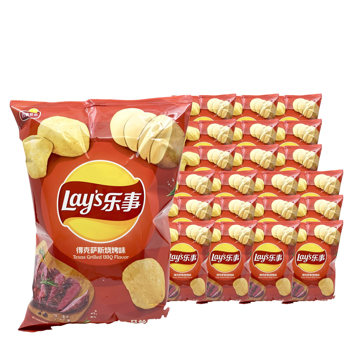 Lay's Texas BBQ 2.49 oz Case 22 Pack