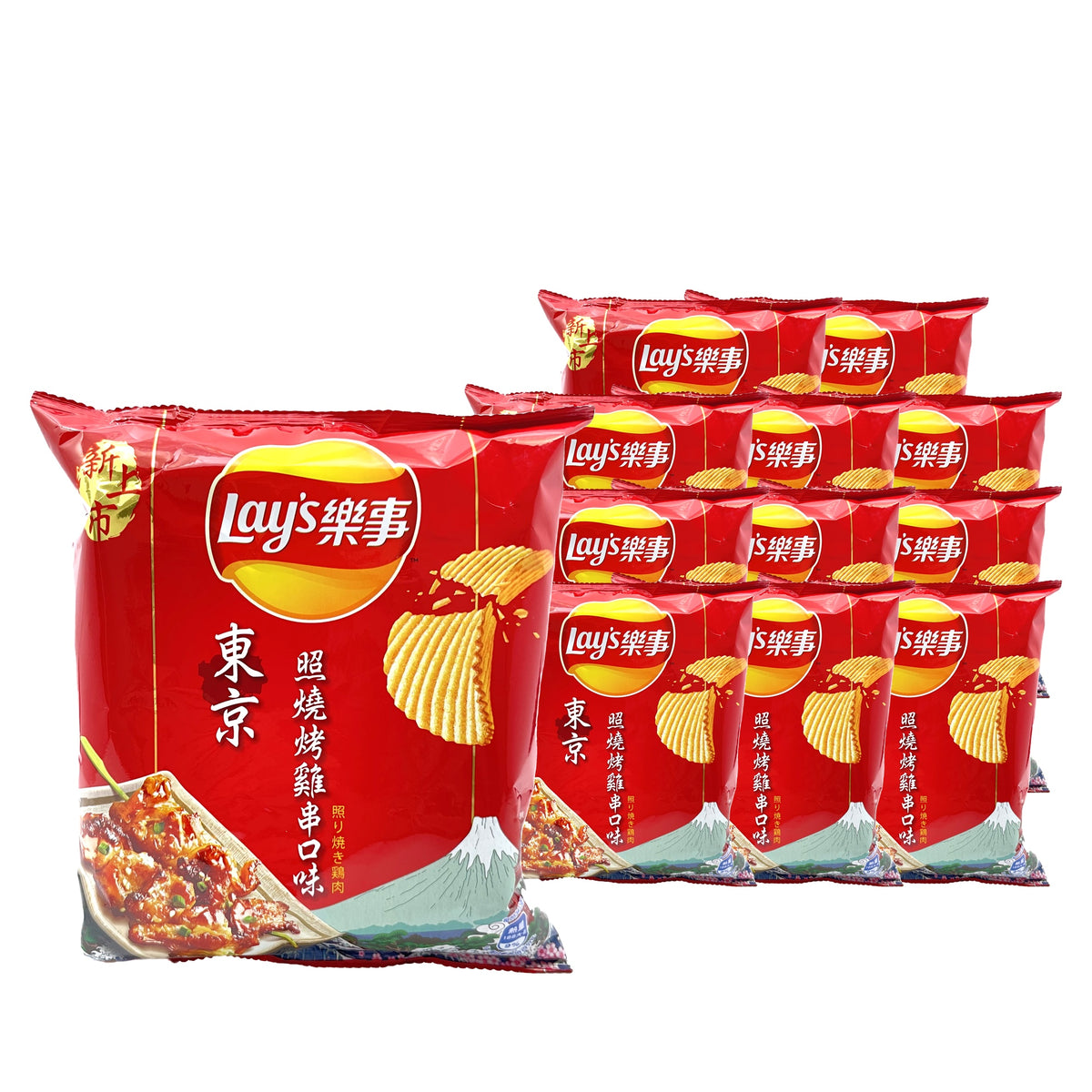 Lay's Yakitori Grilled Chicken 34 g Case, 12 pack