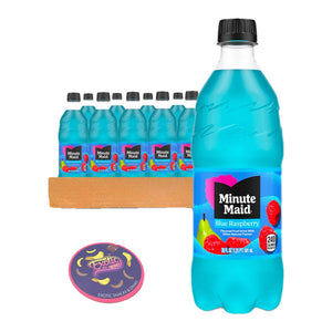 Minute Maid Blue Raspberry 20 oz 24 pack case pack shot