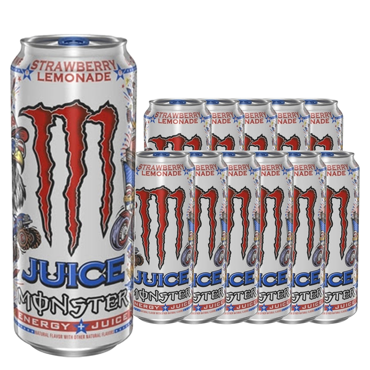 Monster Energy Juice Strawberry Lemonade 16 oz Case
