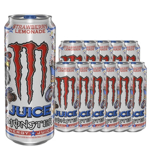 Monster Energy Juice Strawberry Lemonade 16 oz Case