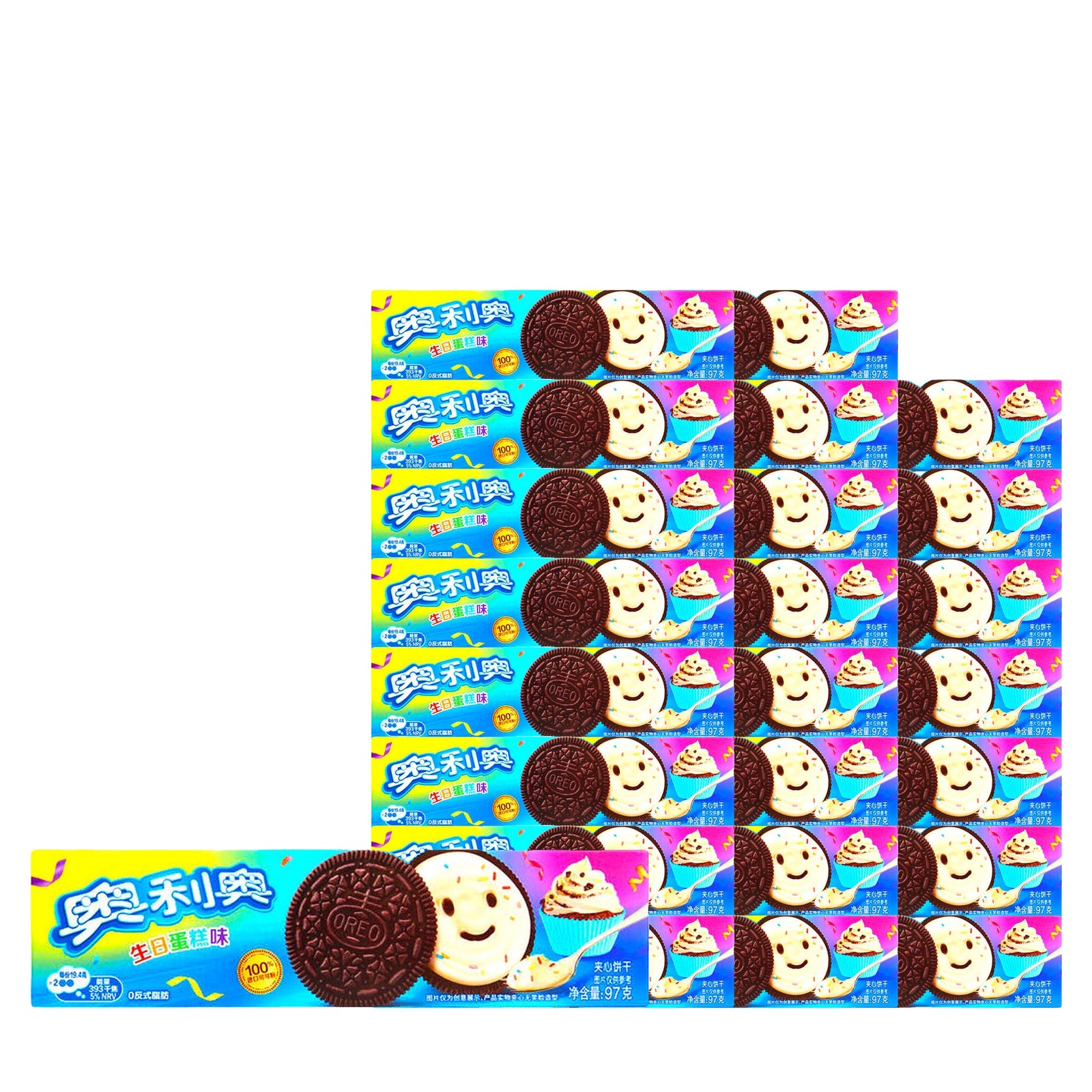 Oreo Birthday Cake 97 g / 3.4 oz case of 24 boxes