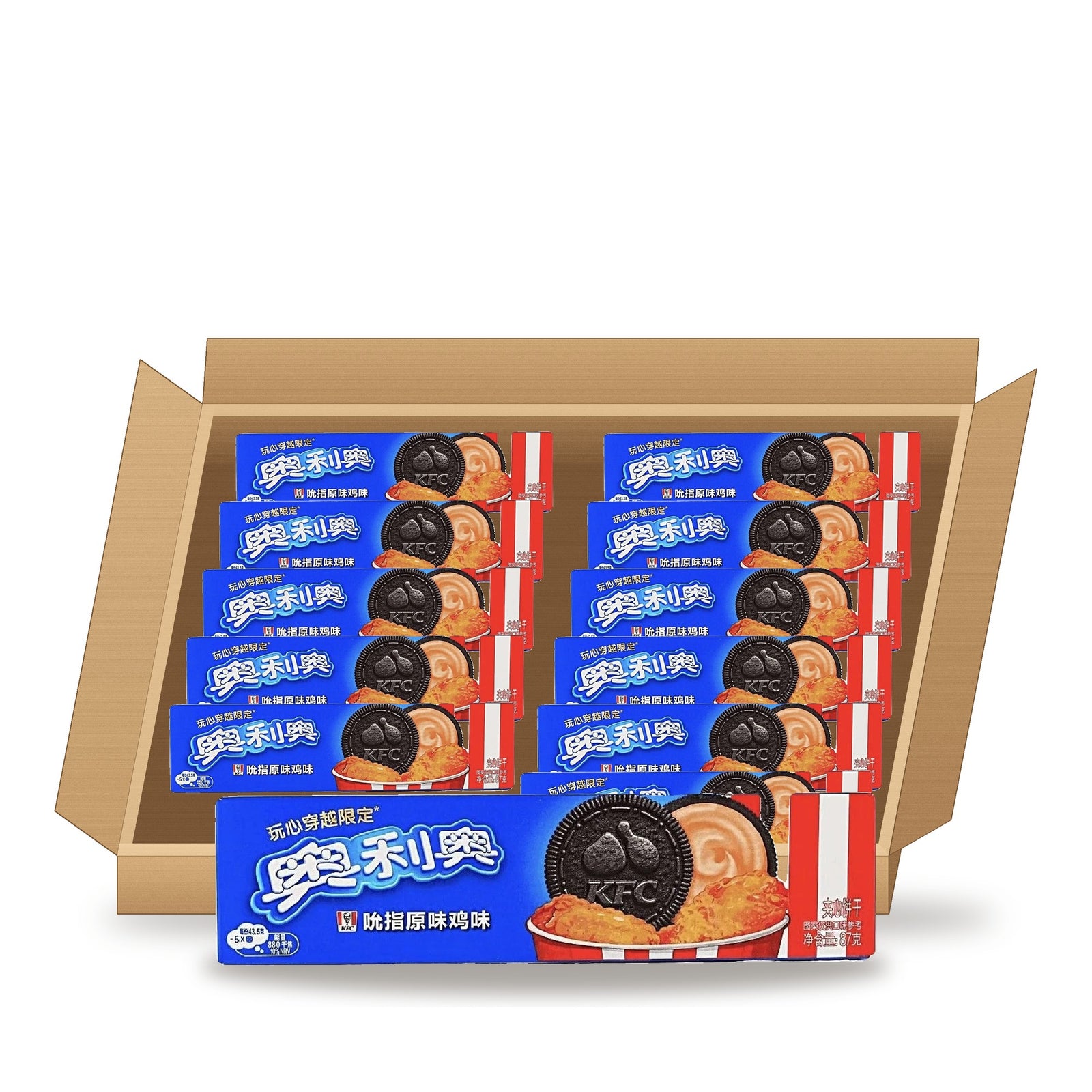 Oreo KFC Original Recipe Chicken 87 g / 3.07 oz case of 12 boxes