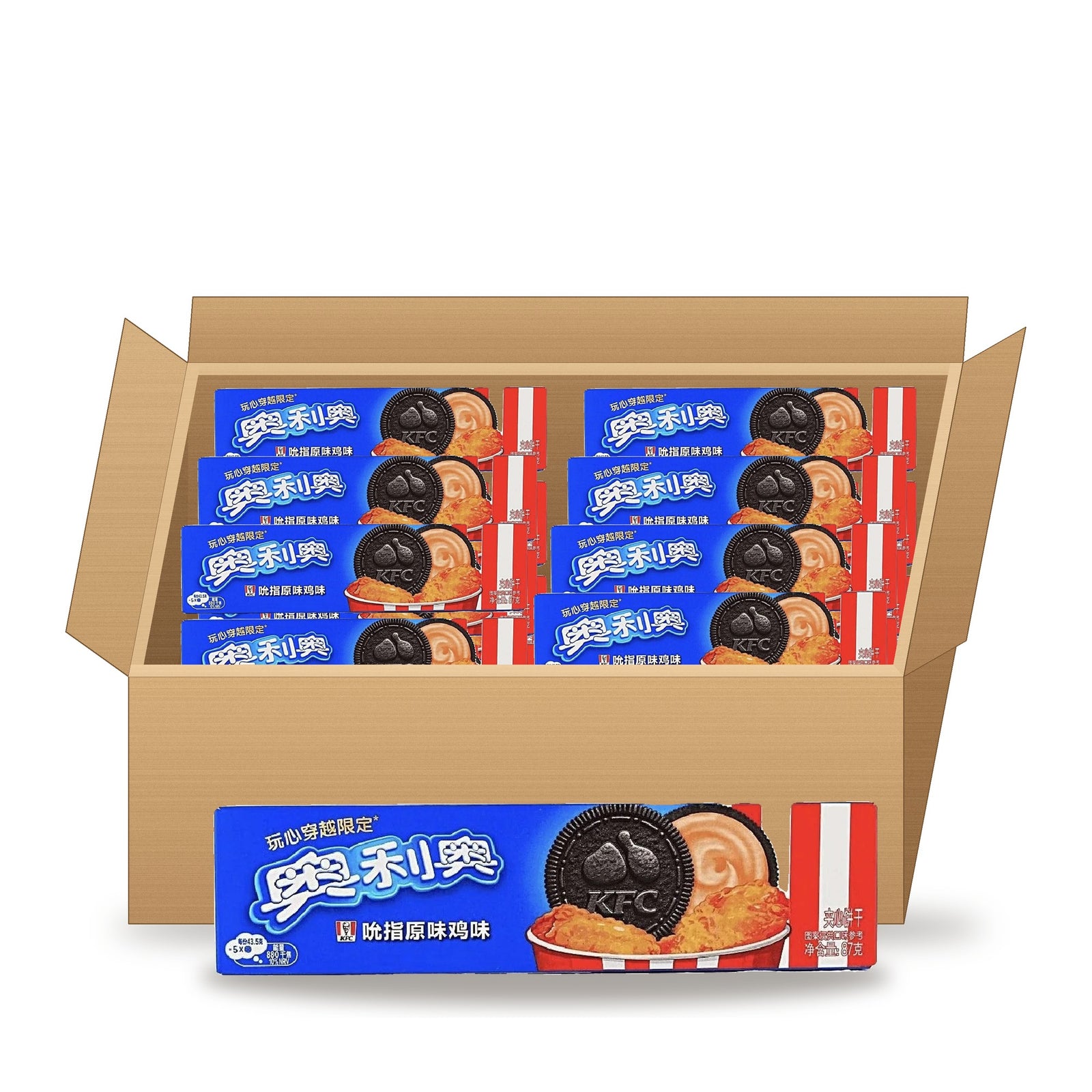 Oreo KFC Original Recipe Chicken 87 g / 3.07 oz case of 24 boxes